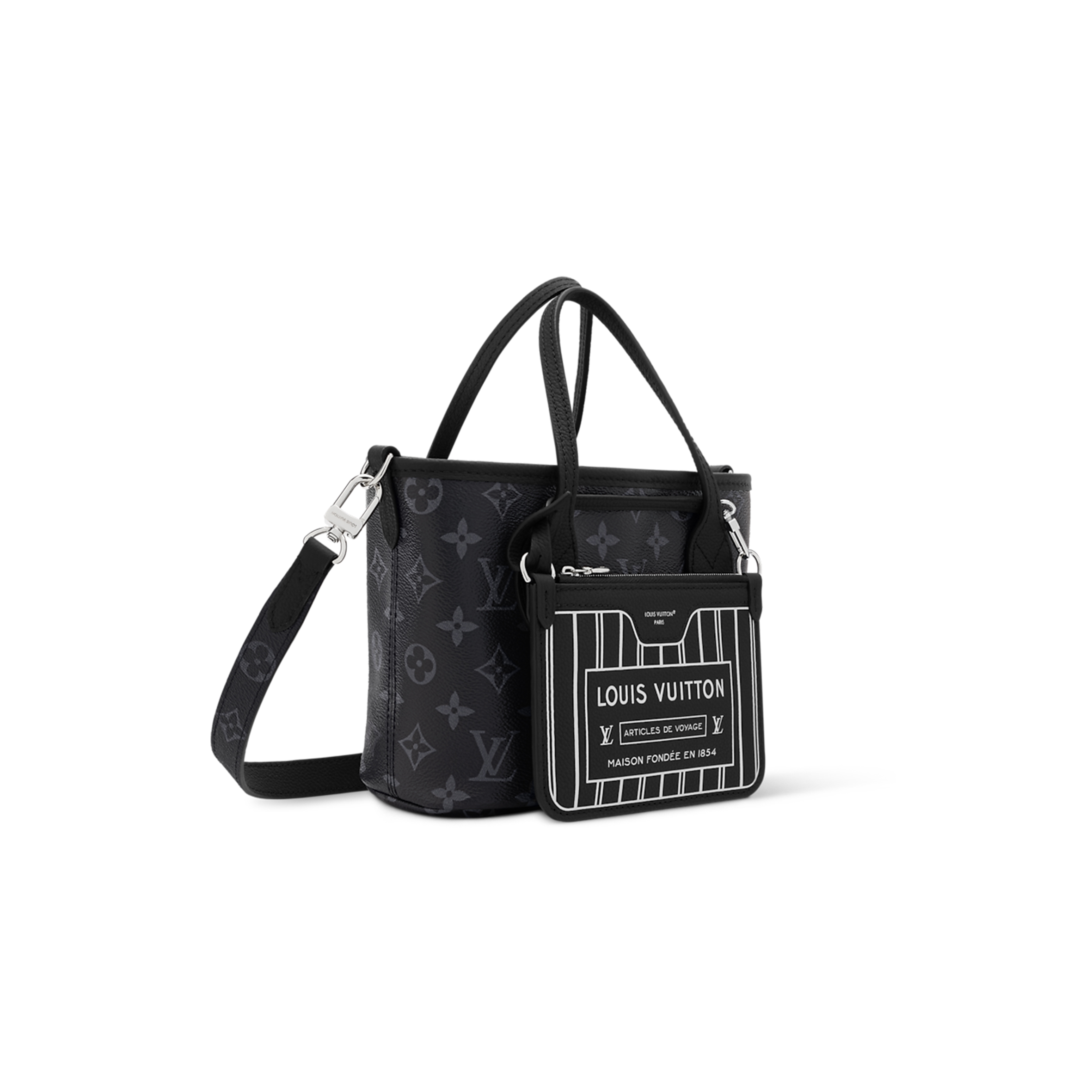 LOUIS VUITTON NEVERFULL BANDOULIÈRE INSIDE OUT BB M15210 (26.5*16.5*11cm) LOUIS VUITTON NEVERFULL BANDOULIÈRE INSIDE OUT BB M15210 (26.5*16.5*11cm)